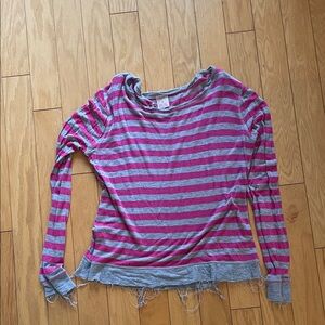 Nordstrom brand size, small distressed women’s shirt